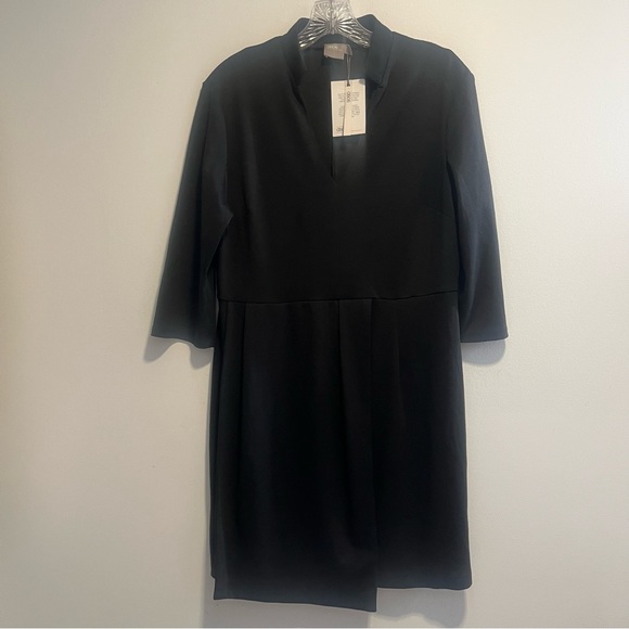 ASOS Fit and Flare V Neck Collared Mini Dress - Picture 2 of 14